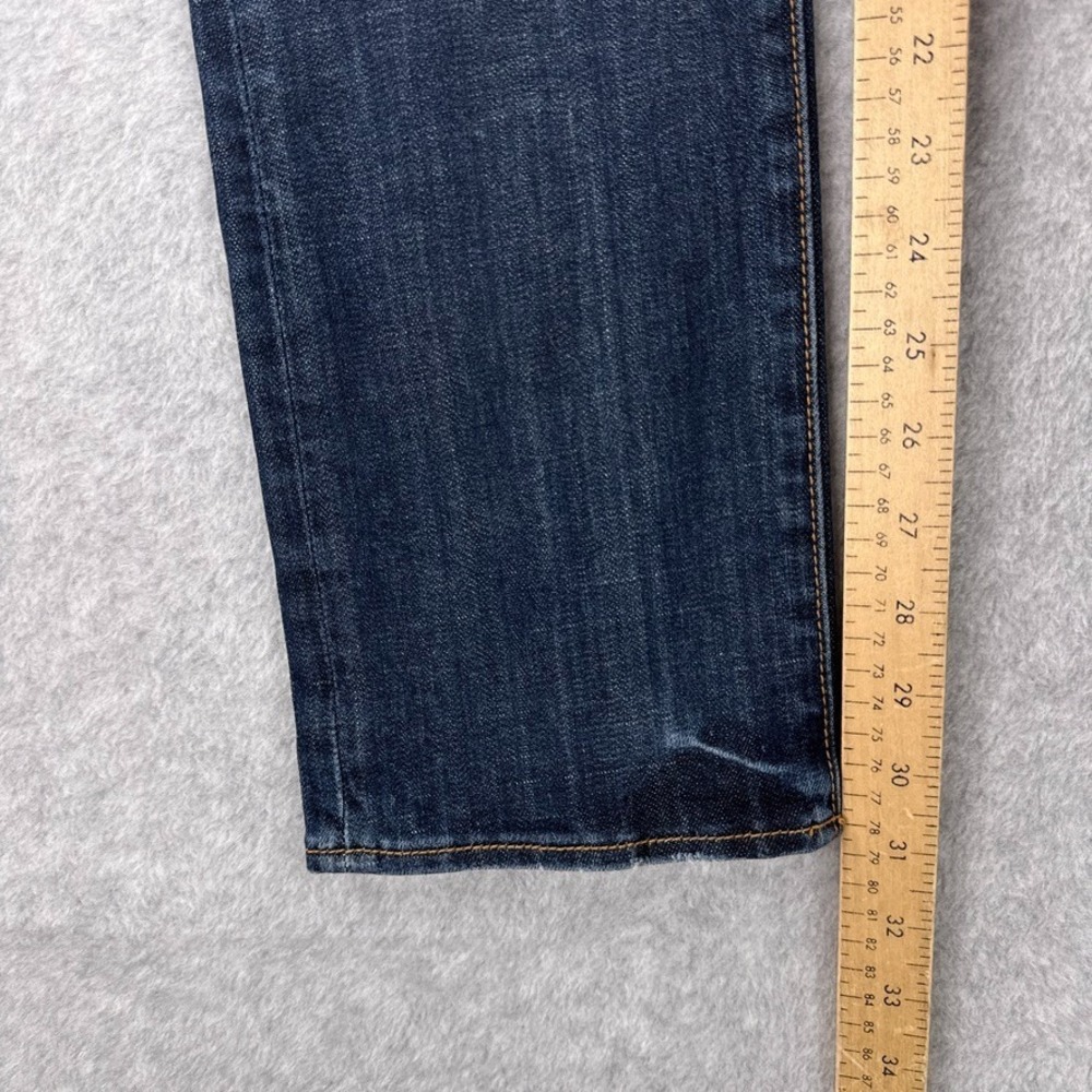 Driftwood Jeans Womens 28X31 Embroidered Floral Denim Straight Leg Whiskers Boho - Picture 6 of 9